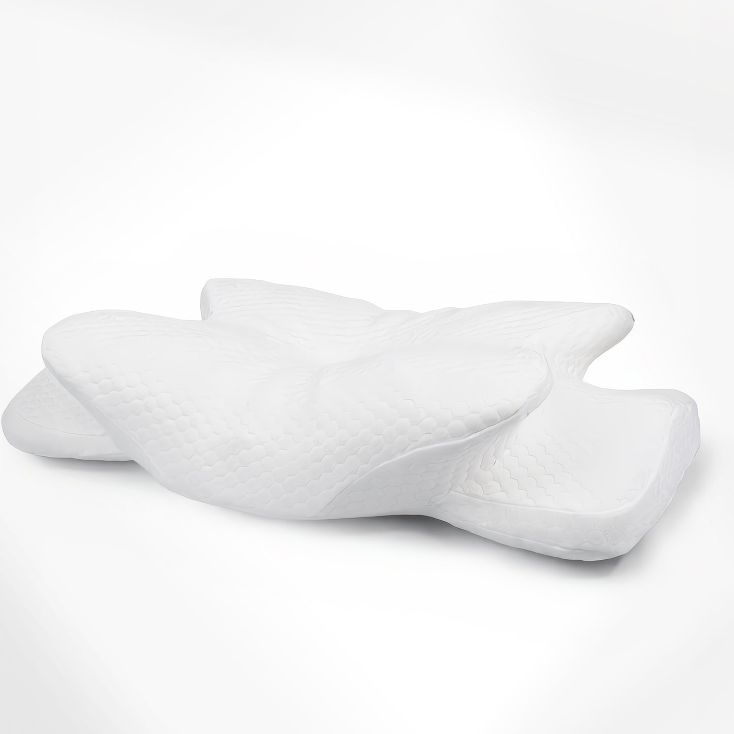 Butterfly Memory Foam Pillow for neck support and side sleepers