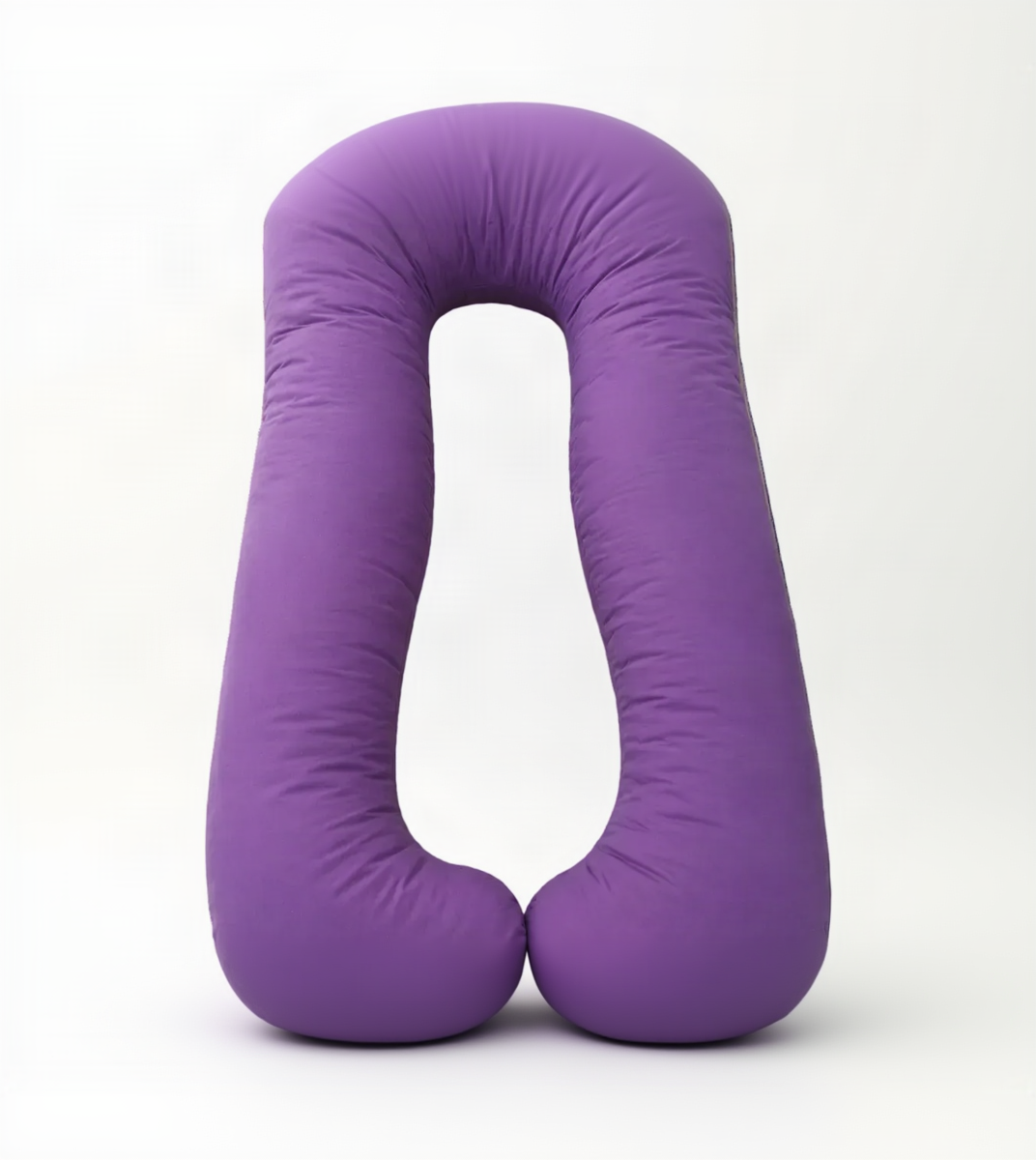UShape pregnancy pillow with shredded memory foam for pregnant women and side sleepers