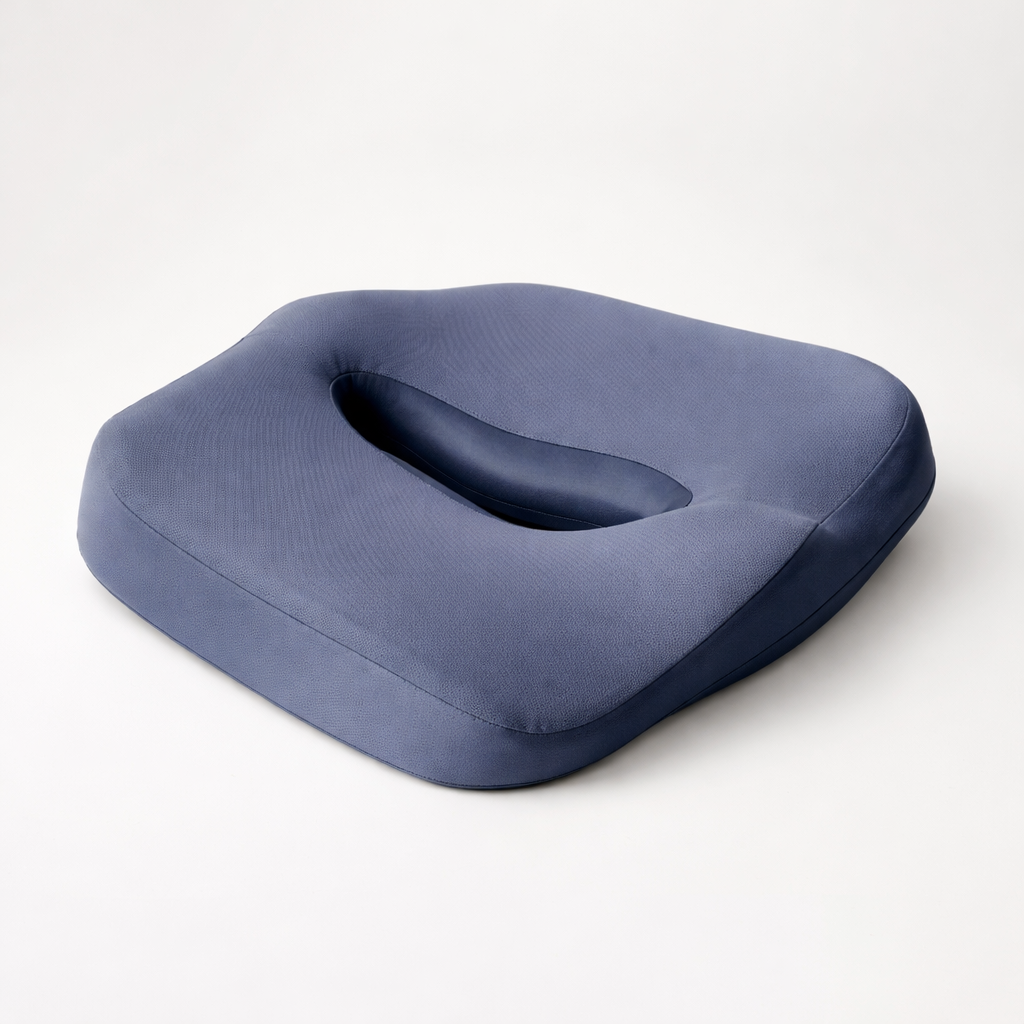Coccyx Seat Cushion for Tailbone Pain Relief – Memory Foam Orthopedic Cushion