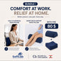 Half Cylindrical Visco Pillow + Short Back Support Visco Pillow | Both for $80