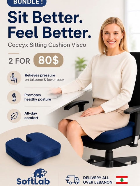 Coccyx Sitting Cushion Visco | 2 for $80