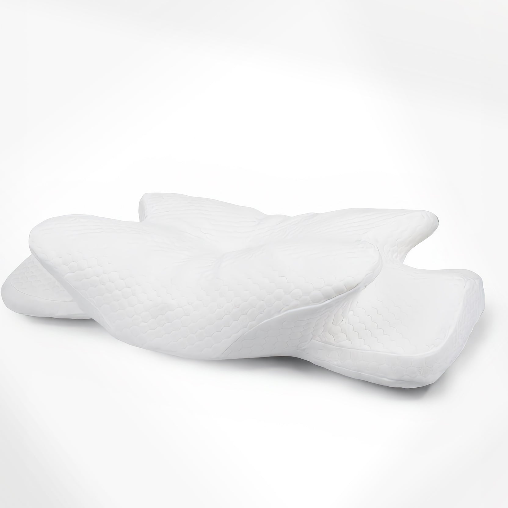 Butterfly Memory Foam Pillow for neck support and side sleepers