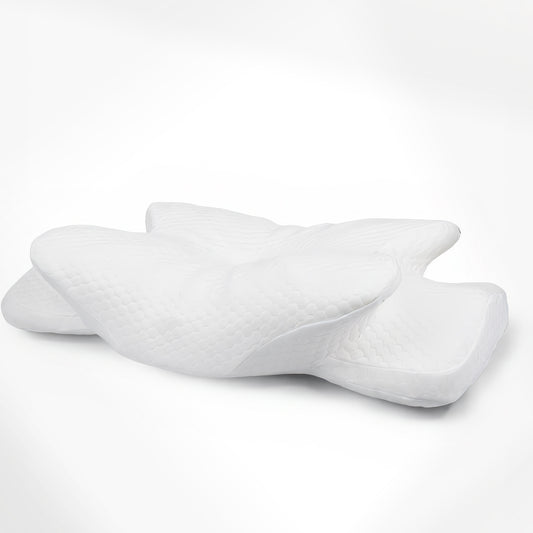 Butterfly Memory Foam Pillow for neck support and side sleepers